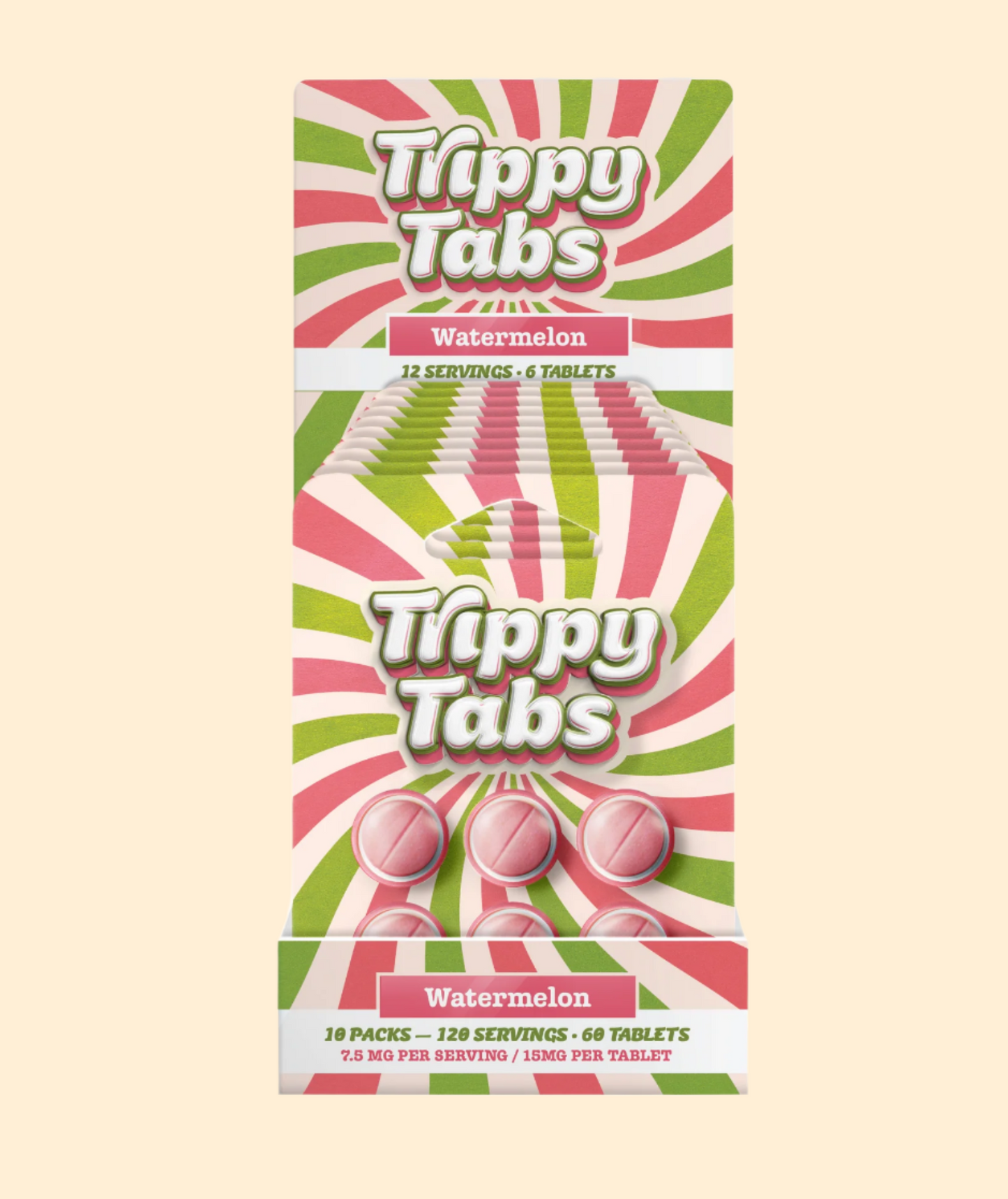 Trippy Tabs - 60 Tablets in 10 Packs